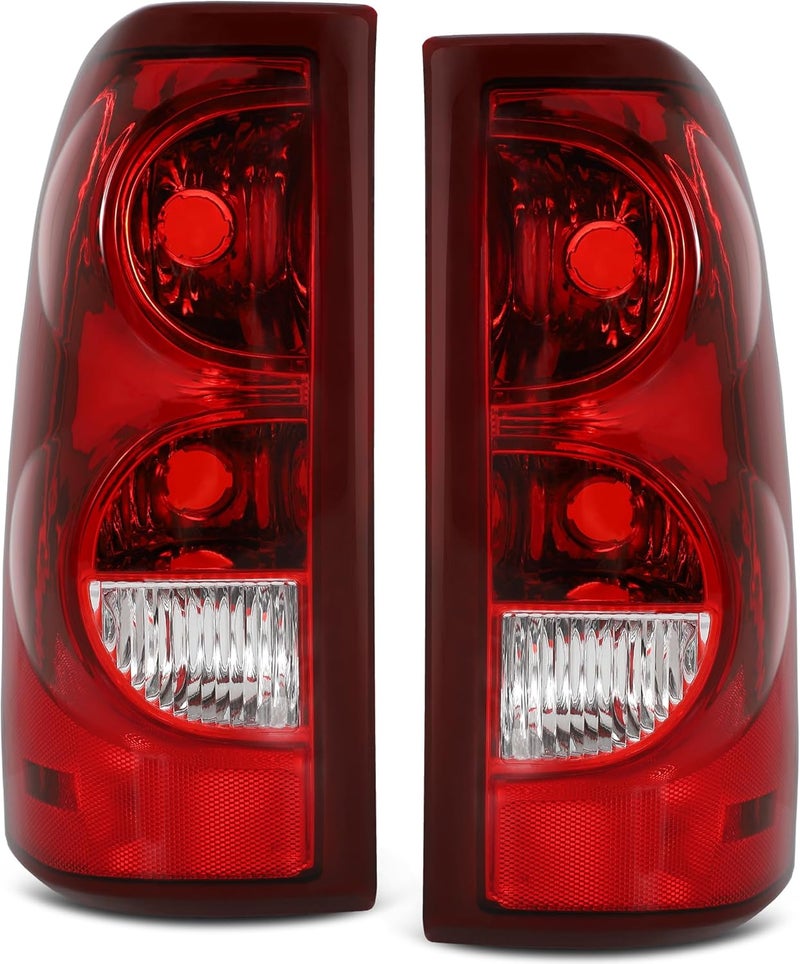 Daume Tail Lights Assembly for 2003-2006 Chevy Silverado - Rear Brake Lamps for Driver and Passenger Sides - Image 1